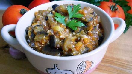 Рецепт икры баклажанной жареной