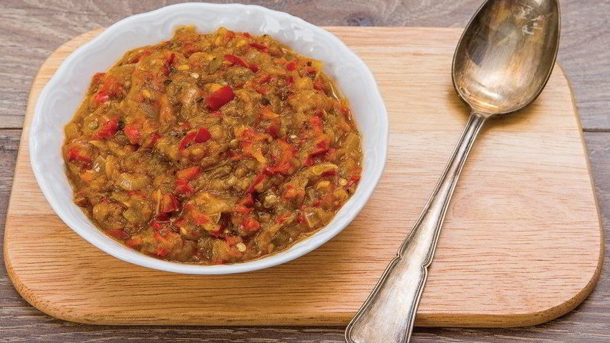 Рецепт икры из баклажанов с майораном