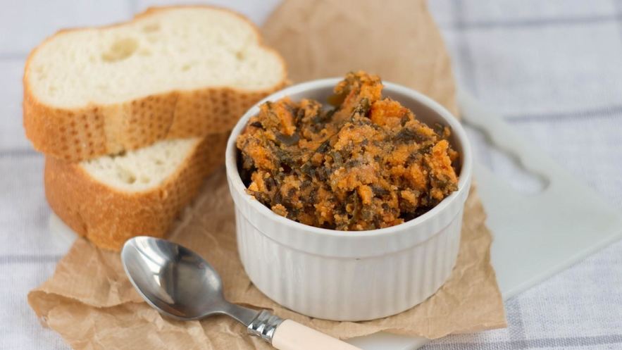 Рецепт икры из манки и морской капусты