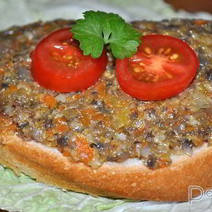 Рецепт Икры из шампиньонов с овощами