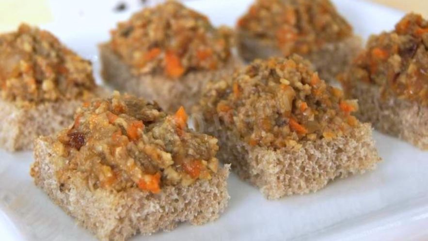 Рецепт икры из шампиньонов