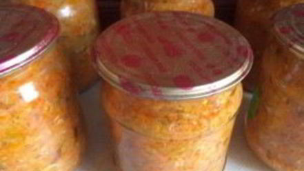 Рецепт икры кабачковой с овощами