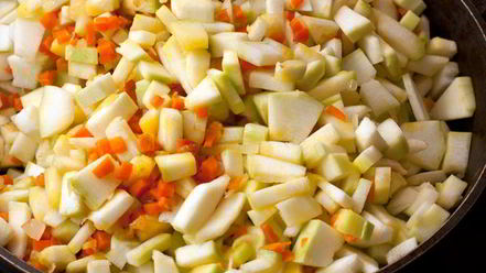 Рецепт кабачковой икры кусочками