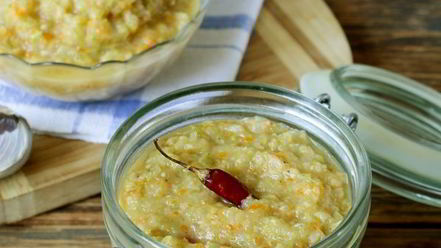 Рецепт острой кабачковой икры