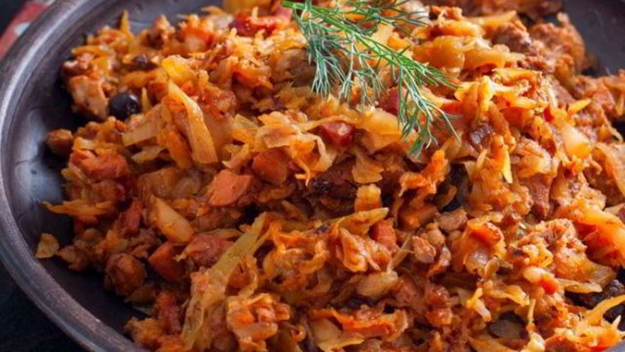 Рецепт овощной икры с капустой