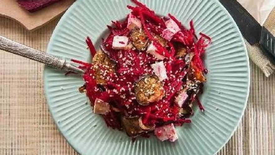 Рецепт свекольной икры с баклажанами