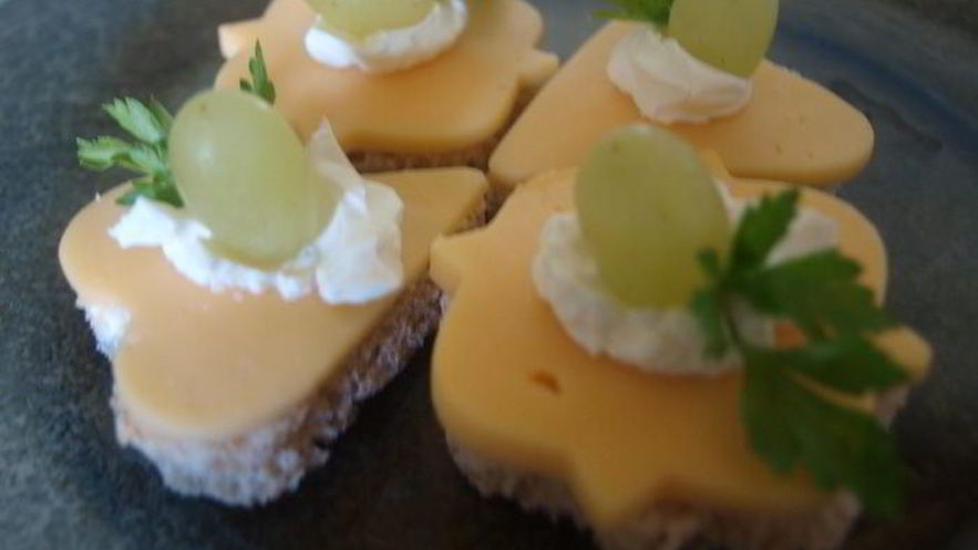 Рецепт фигурных канапе