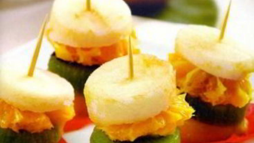 Рецепт фруктовых канапе