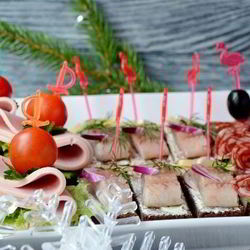 Рецепт Канапе для праздничного стола