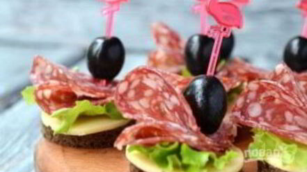 Рецепт канапе для праздничного стола