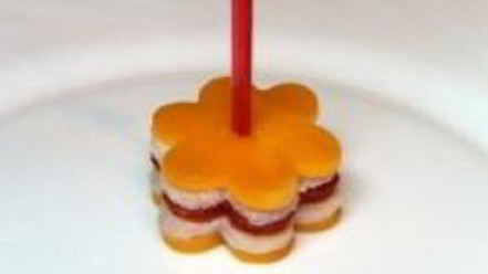 Рецепт канапе из мяса и овощей