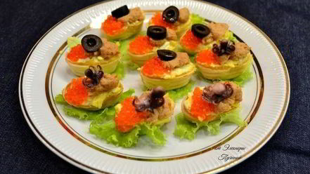 Рецепт канапе морской штиль