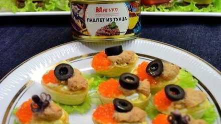 Рецепт канапе морской штиль