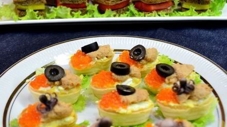 Рецепт канапе морской штиль