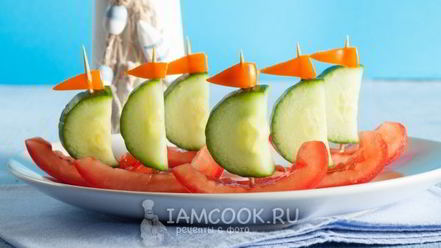 Рецепт канапе на детский день рождения