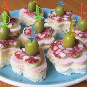 Рецепт Канапе на детский праздник