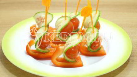 Рецепт канапе на праздничный стол кораблики