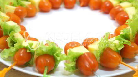 Рецепт канапе рождественский венок