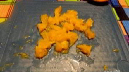 Рецепт канапе с ананасами, курицей и апельсинами