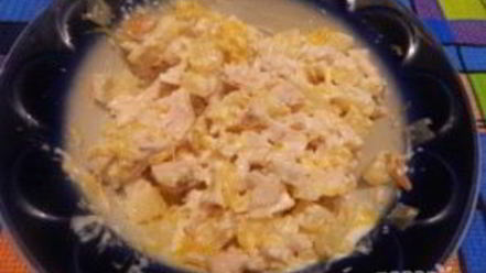 Рецепт канапе с ананасами, курицей и апельсинами