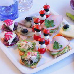 Рецепт Канапе с бужениной