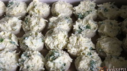 Рецепт канапе с кальмаром