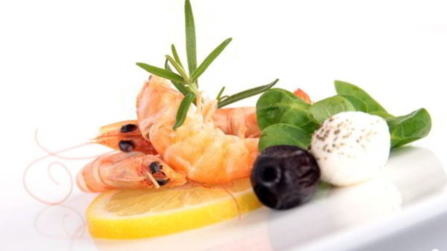 Рецепт канапе с креветками