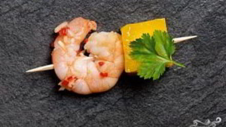 Рецепт канапе с креветками