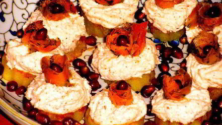 Рецепт канапе с лососем