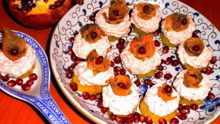 Рецепт канапе с лососем