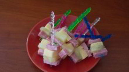 Рецепт канапе с ветчиной и сыром