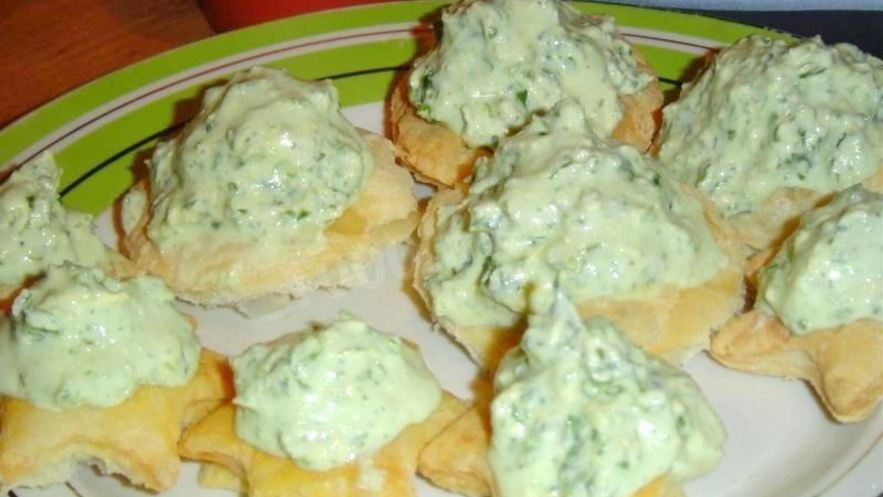 Рецепт канапе тарталетки