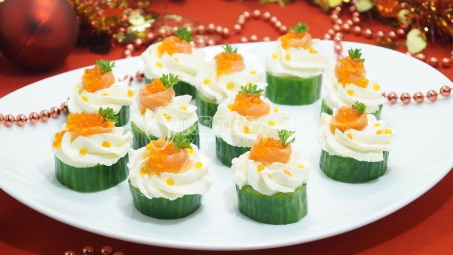 Рецепт новогоднего канапе