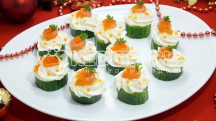Рецепт новогоднего канапе