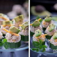 Рецепт Праздничных канапе с тунцом