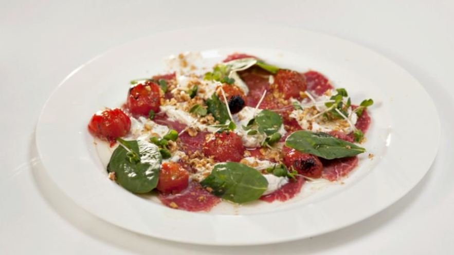 Рецепт карпачча из говядины с рикоттой