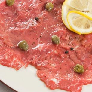 Рецепт Карпачча с лимоном и каперсами