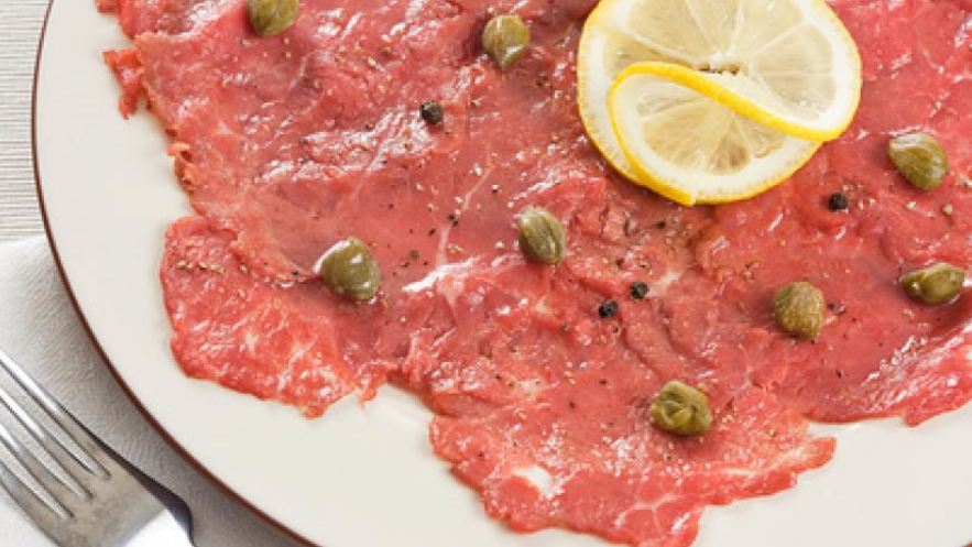 Рецепт карпачча с лимоном и каперсами