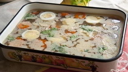 Рецепт Холодца без желатина