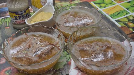 Рецепт холодца из говядины и свиных ножек