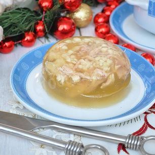 Рецепт Холодца из куриных окорочков в мультиварке с желатином