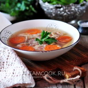 Рецепт Холодца из курицы без желатина