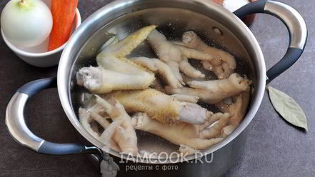 Рецепт холодца из курицы без желатина