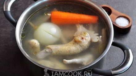 Рецепт холодца из курицы без желатина