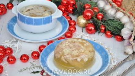 Рецепт холодца из курицы в мультиварке
