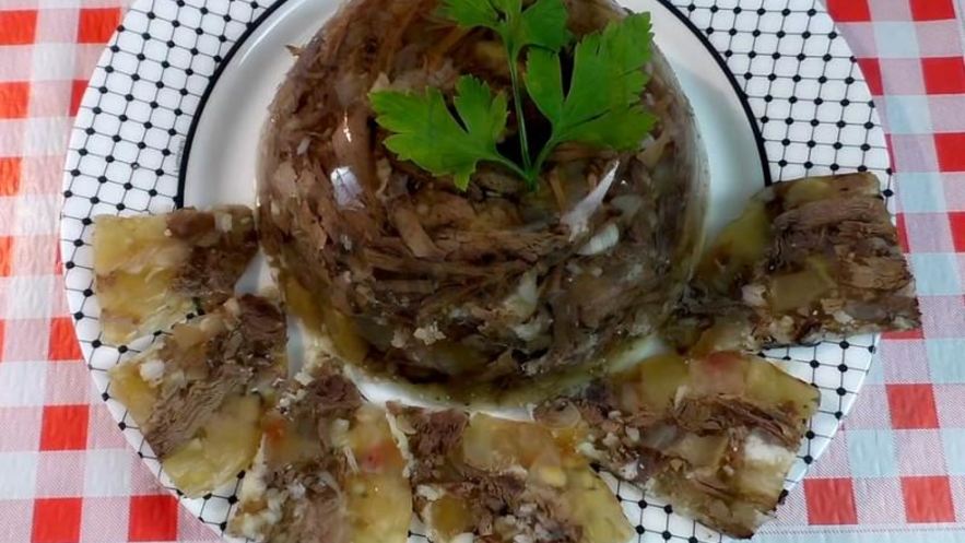 Рецепт холодца из ножек говядины