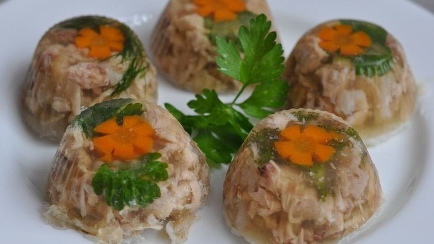Рецепт холодца из рульки и курицы