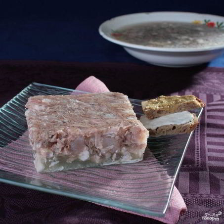 Рецепт Холодца из свинины и курицы