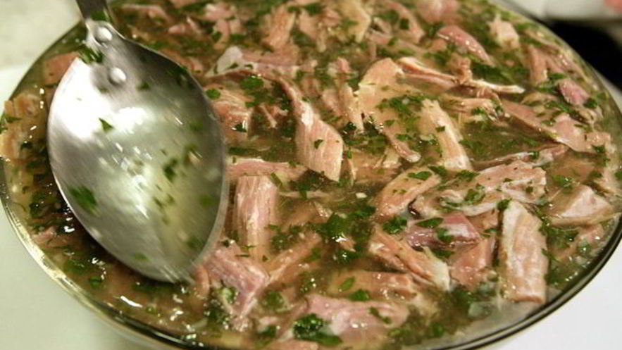 Рецепт холодца из свиной рульки