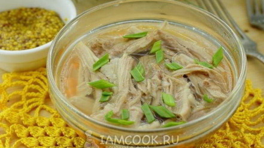 Рецепт холодца из свиных ножек и курицы